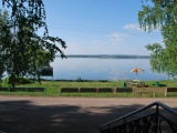 Вид на озеро Кандрыкуль с кафе